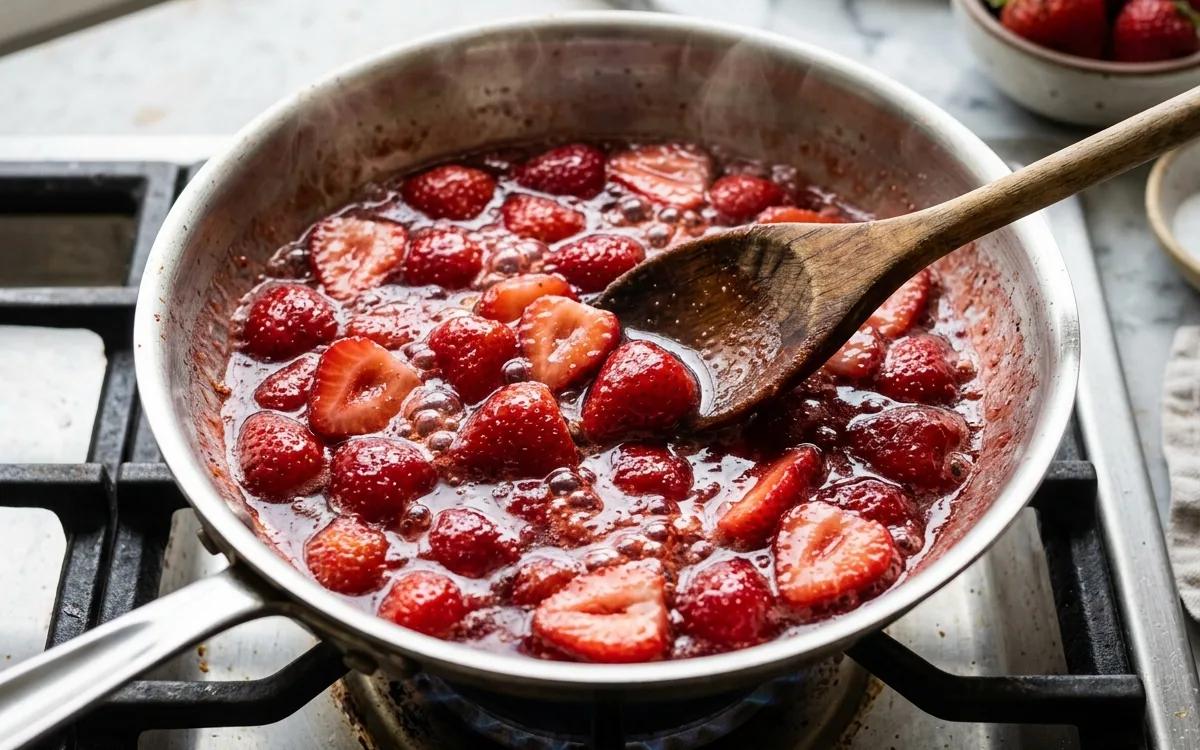Step 2: Cook the mixture for 3 to 4 minutes, gently stirring until t