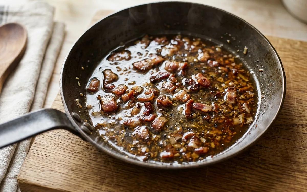 Step 5: Remove the pan from the heat and let it cool for 30 seconds.