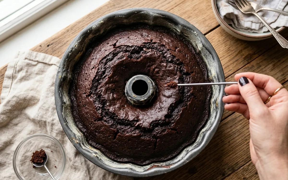 Step 7: Bake for 60 to 70 minutes, or until a tester inserted into t