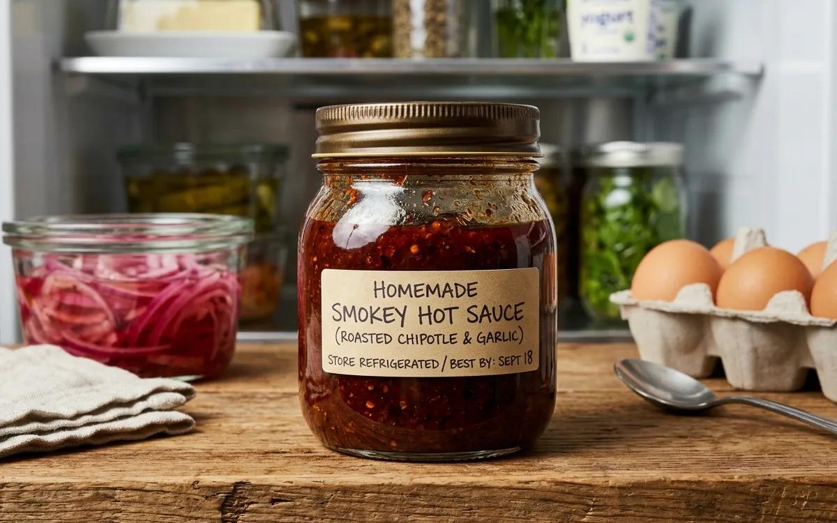 Step 9: Store in a glass jar in the refrigerator for up to one month