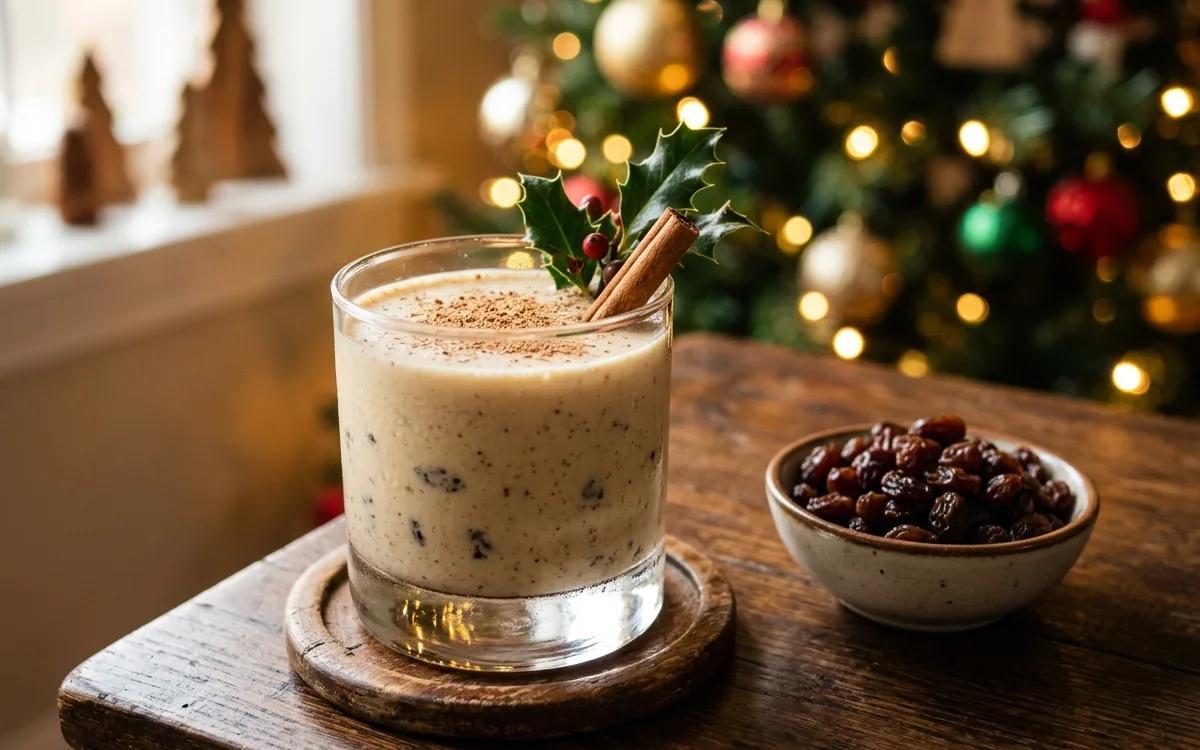 Super Fast Rum Raisin Egg Nog — American desserts recipe