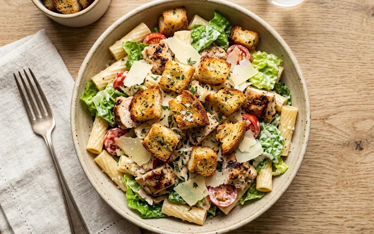 Step 7: Top with croutons for extra crunch.