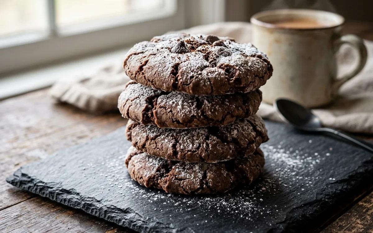 Rich Chocolatey Mocha Crinkles — American desserts recipe