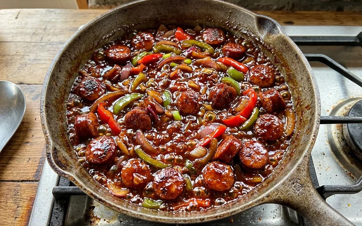Step 6: Cook for another 2 minutes until the sauce bubbles and turns