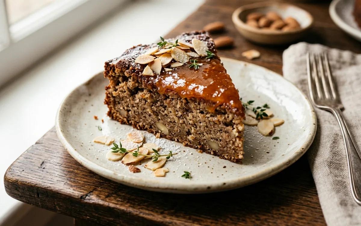 Classic Genoa Torte with Almond and Apricot Glaze — Italian desserts recipe
