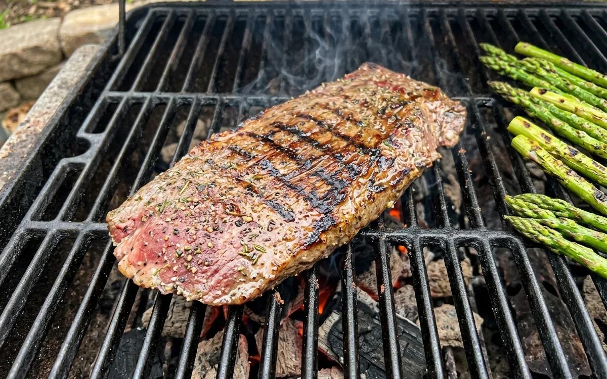 Step 4: Place the steak on the grill and cook for 4 to 5 minutes per