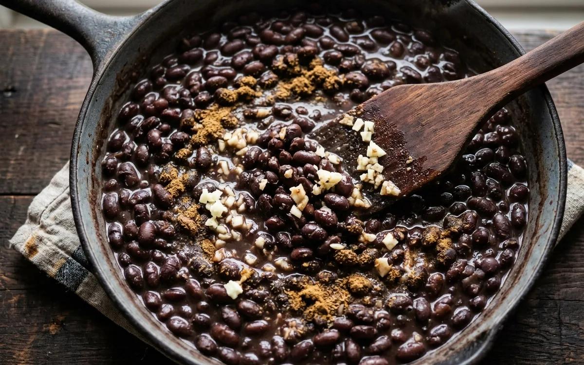 Step 3: Stir in the minced garlic and cumin, cooking for 1 minute un