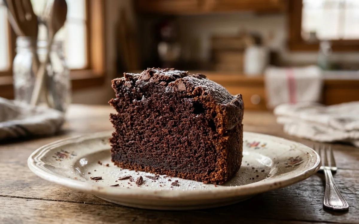 Old-Fashioned Rich Chocolate Pound Cake — American desserts recipe