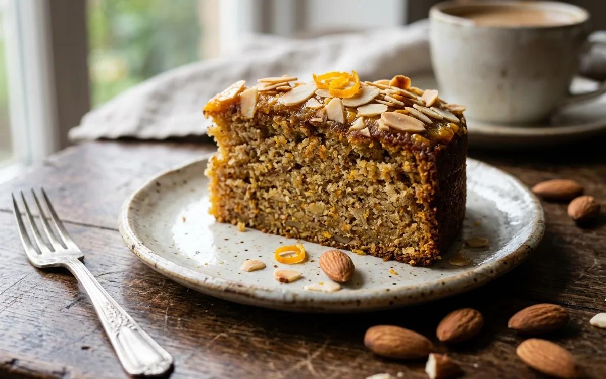 Moist Orange and Almond Cake — Mediterranean desserts recipe