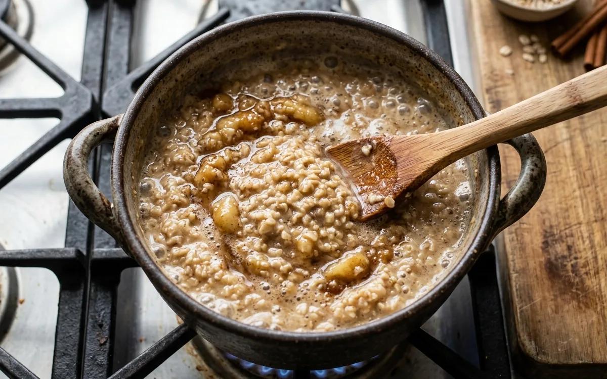 Step 3: Simmer for 20 minutes, stirring occasionally to prevent stic