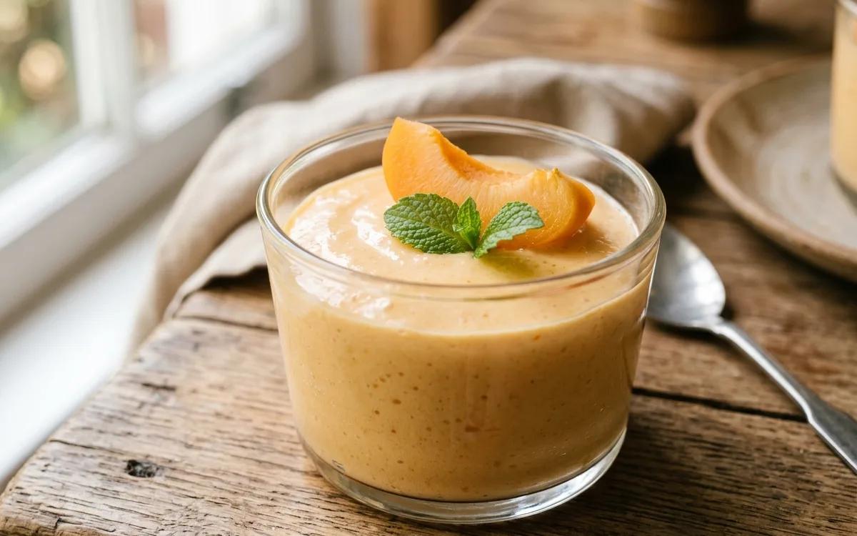 Creamy Apricot Nectar Mousse Pots — American desserts recipe