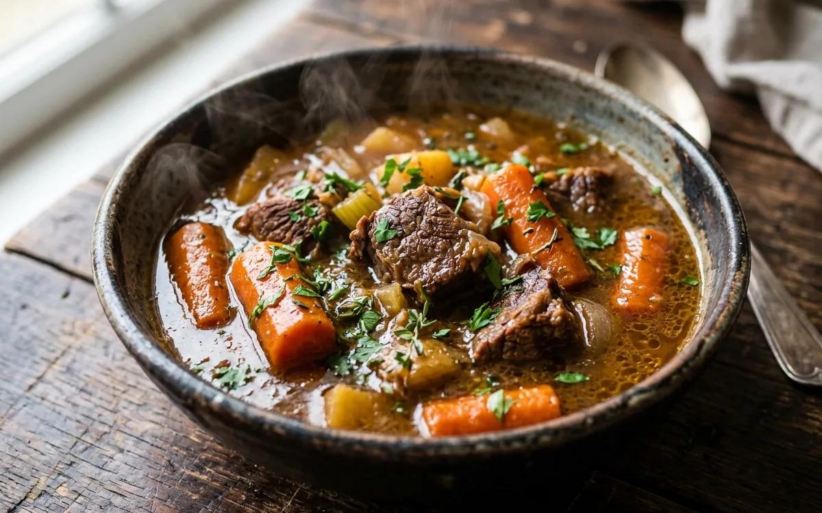 Hearty Slow Cooker Beef Stew — American dinner recipe