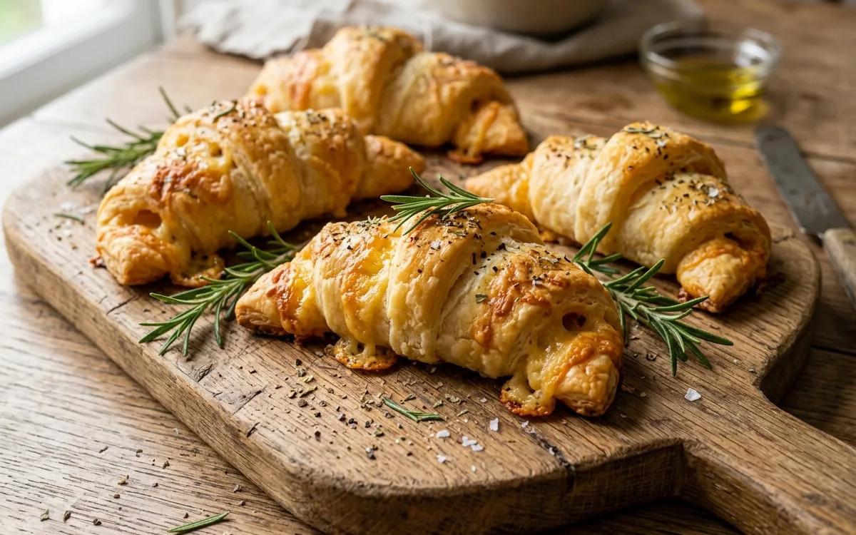 Cheesy Herbed Crescent Rolls — American dinner recipe