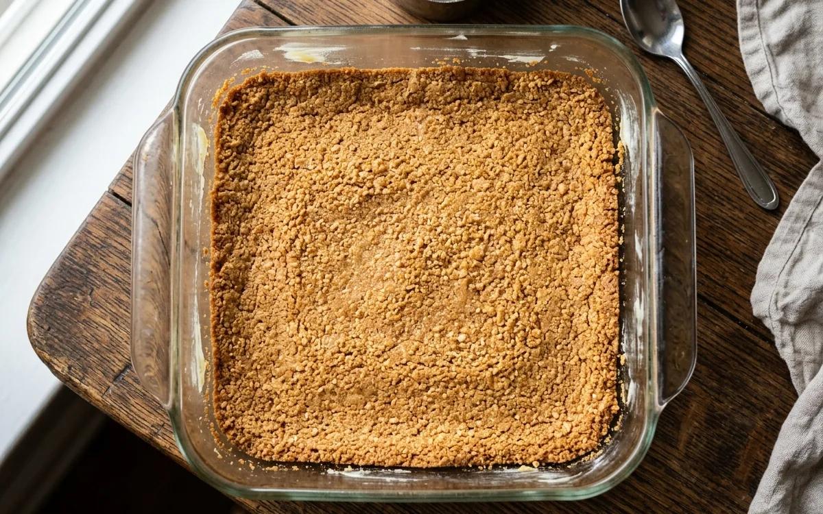 Step 4: Bake the crust for 10 minutes, then let it cool completely.