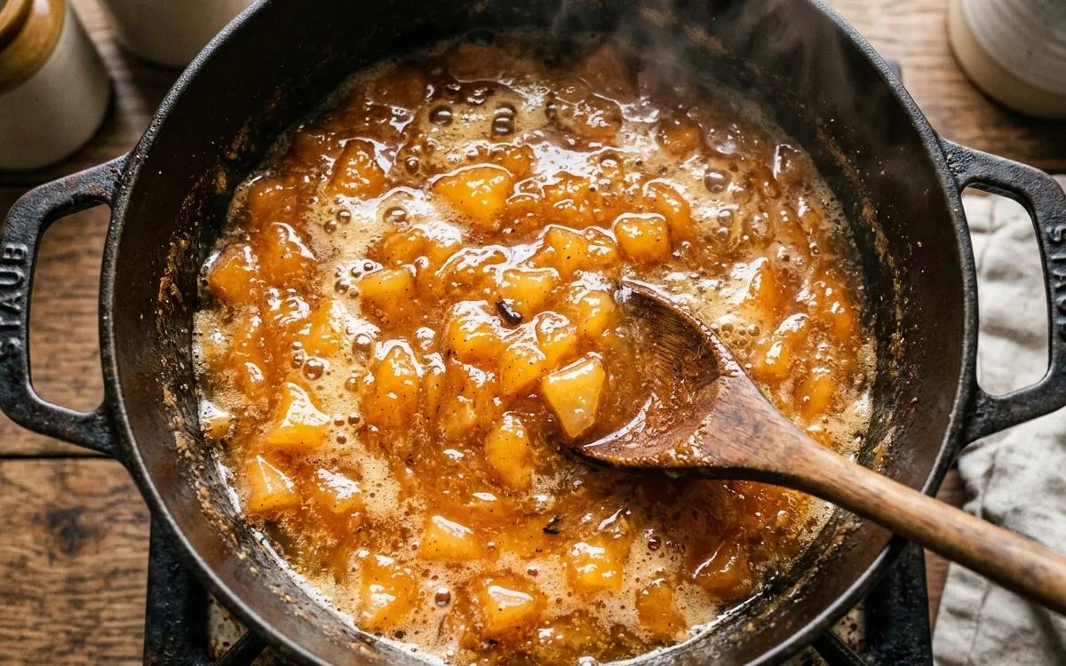 Step 4: Cook for 40 to 45 minutes, stirring occasionally, until the 