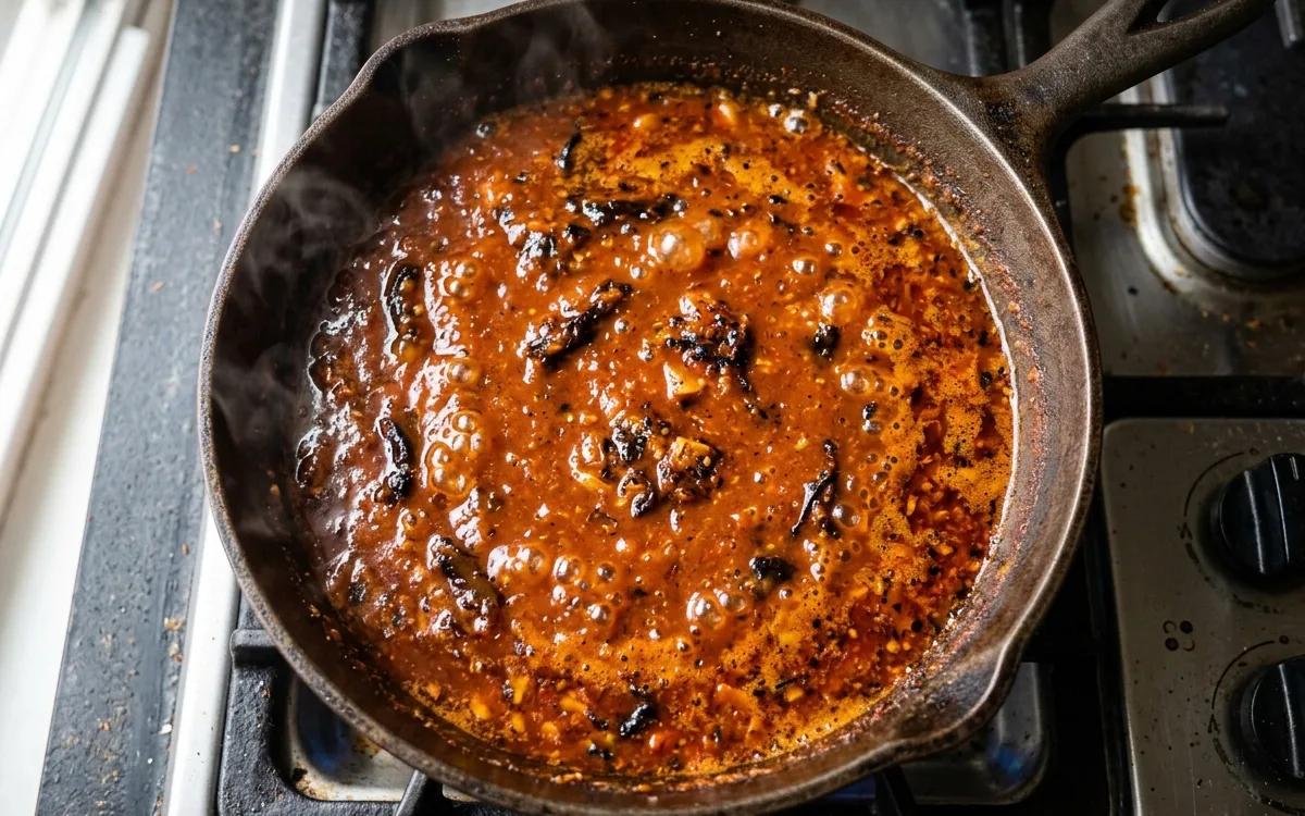 Step 4: Bring the mixture to a gentle boil, then reduce the heat to 