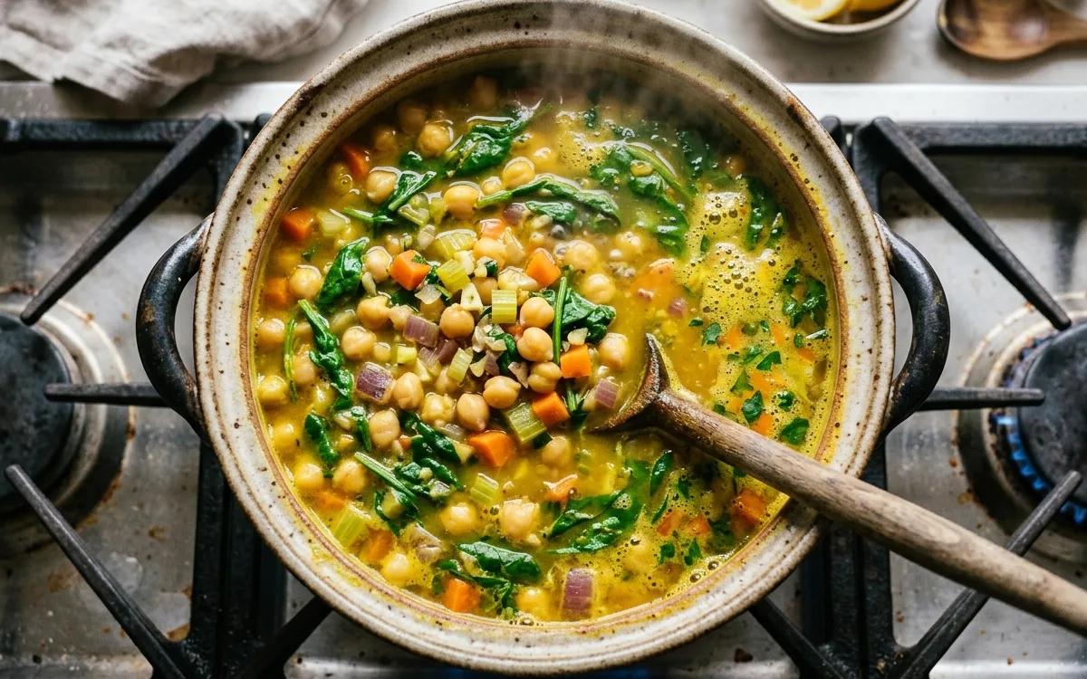 Step 5: Bring the liquid to a boil, then reduce heat and simmer for 