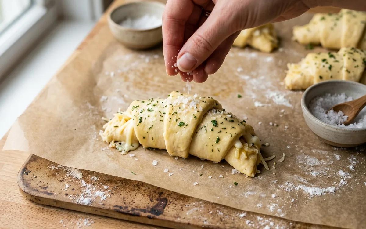 Step 8: Sprinkle with a pinch of flaky sea salt.