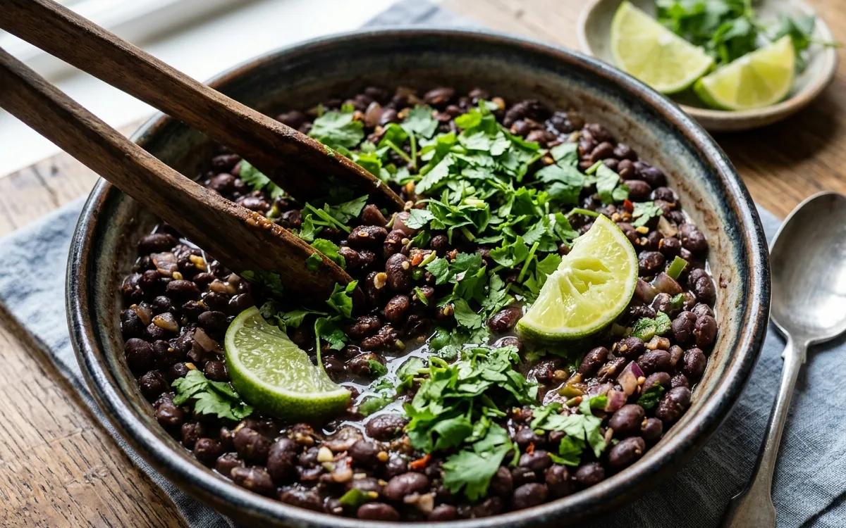 Step 7: Stir in the fresh cilantro and lime juice just before servin