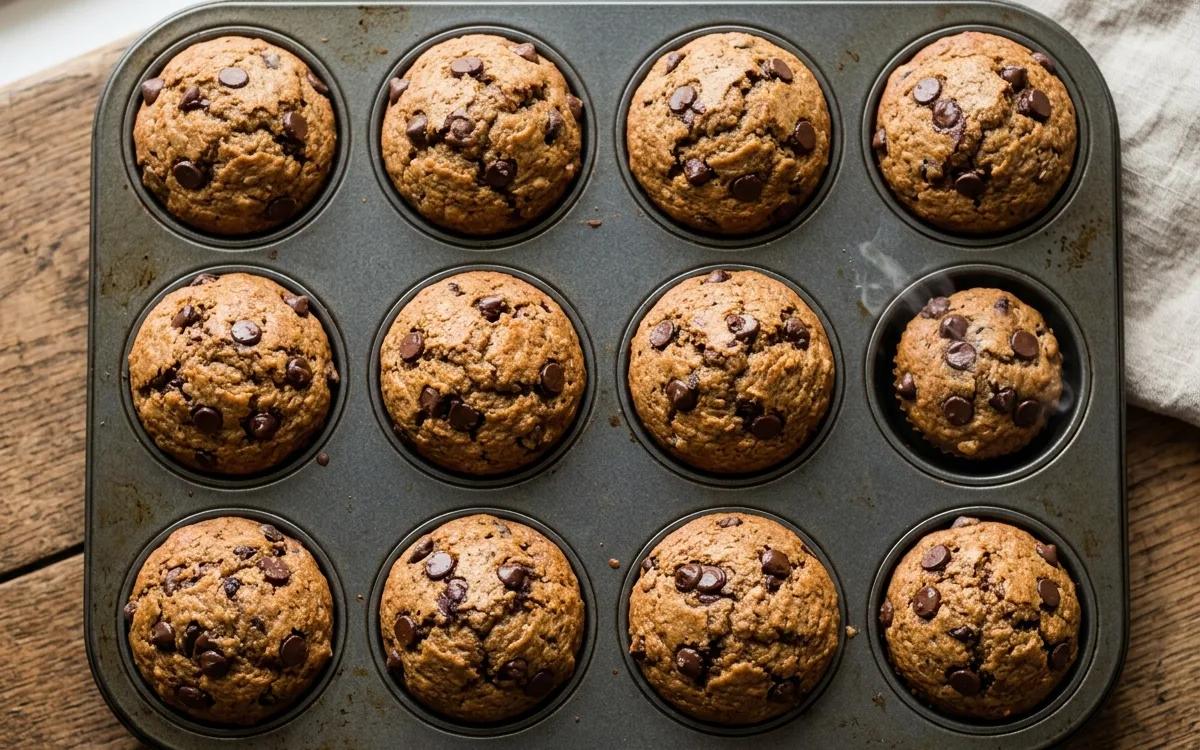Step 8: Cool the muffins in the pan for five minutes before moving t