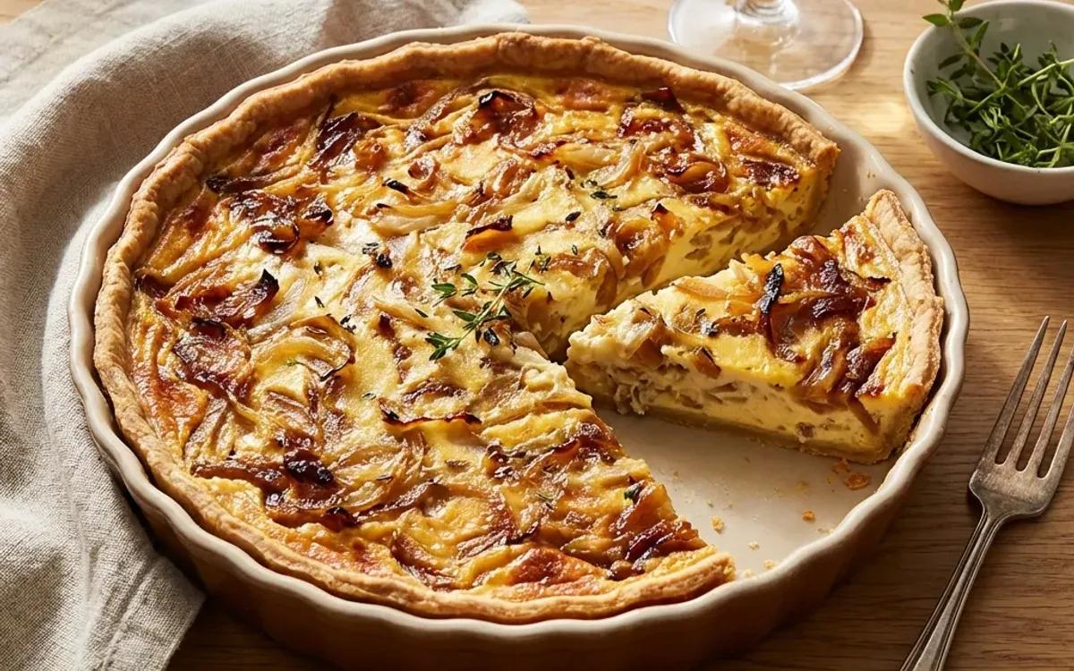 Alsace Onion Tart (Tarte à l’Oignon) — american recipe