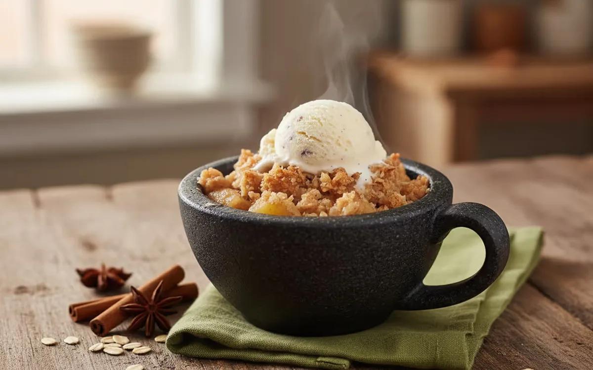 Apple Crisp in a Mug — american recipe