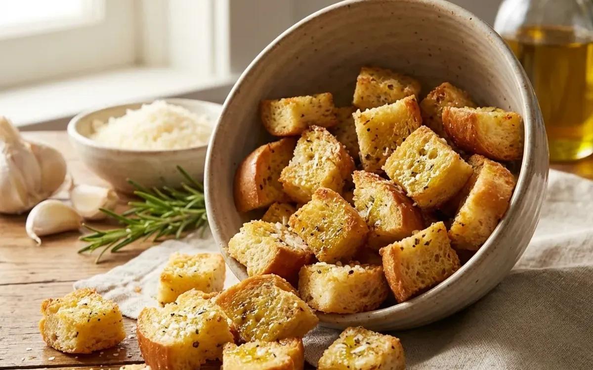 Best Garlic Parmesan Croutons — american recipe