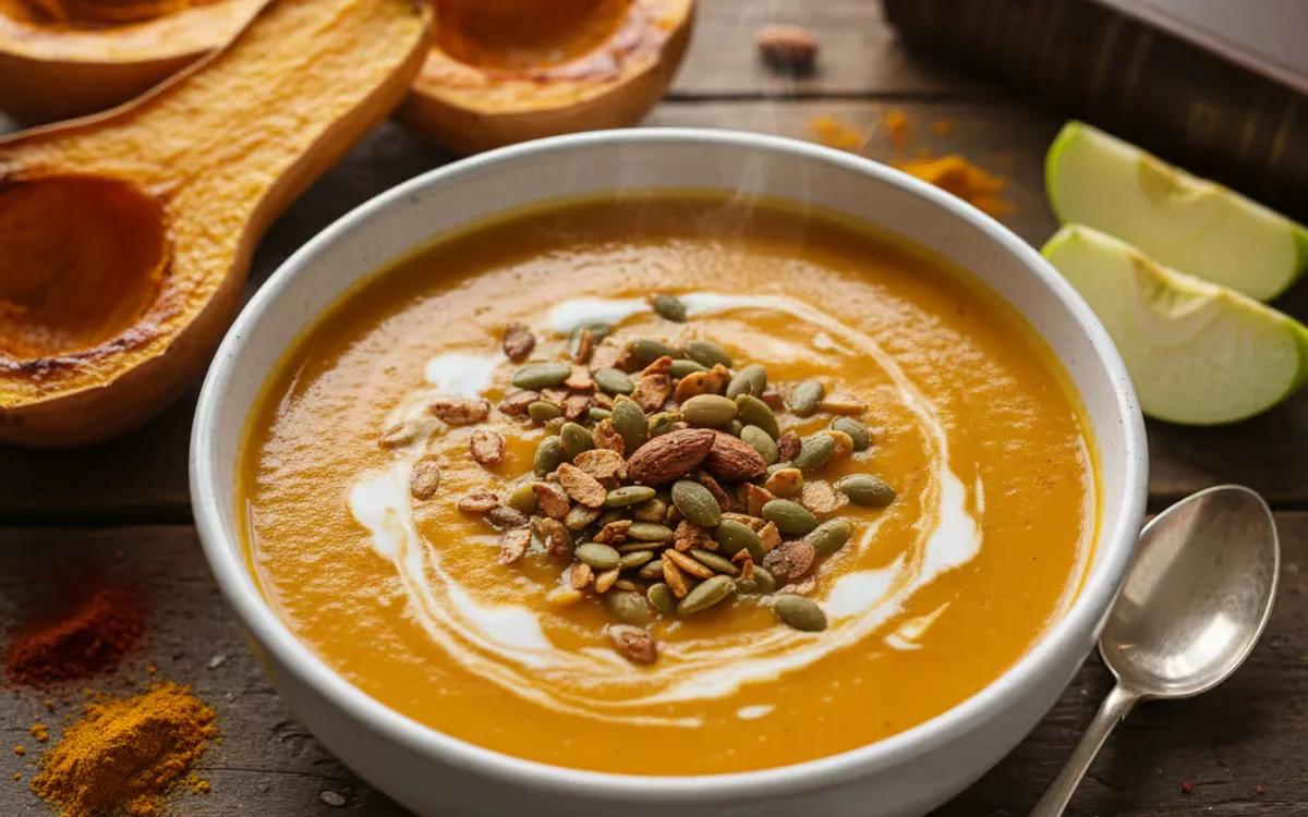 Claire’s Curried Butternut Squash Soup — American dinner recipe