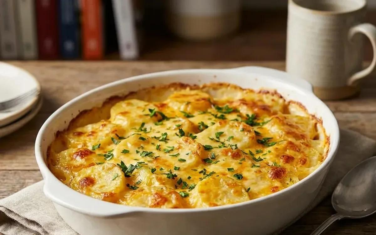 Comforting Cheesy Potatoes — american recipe