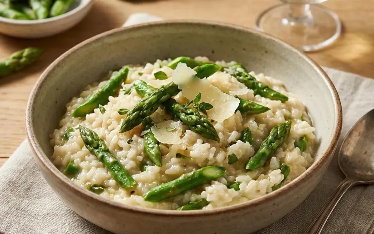 Creamy Asparagus Risotto — american recipe