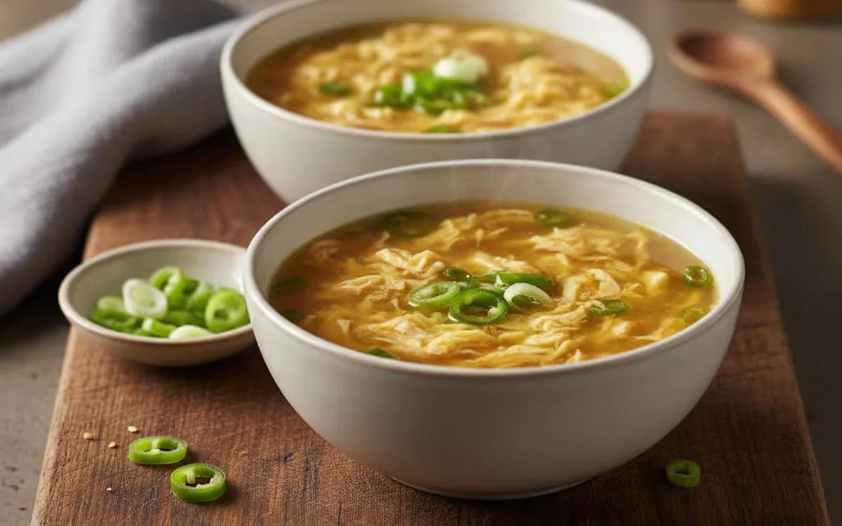 Easy Egg Drop Soup — Asian dinner recipe