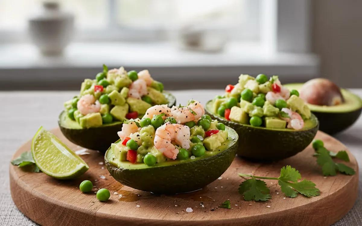 Elegant Pea and Avocado Stuffed Shells — American lunch recipe