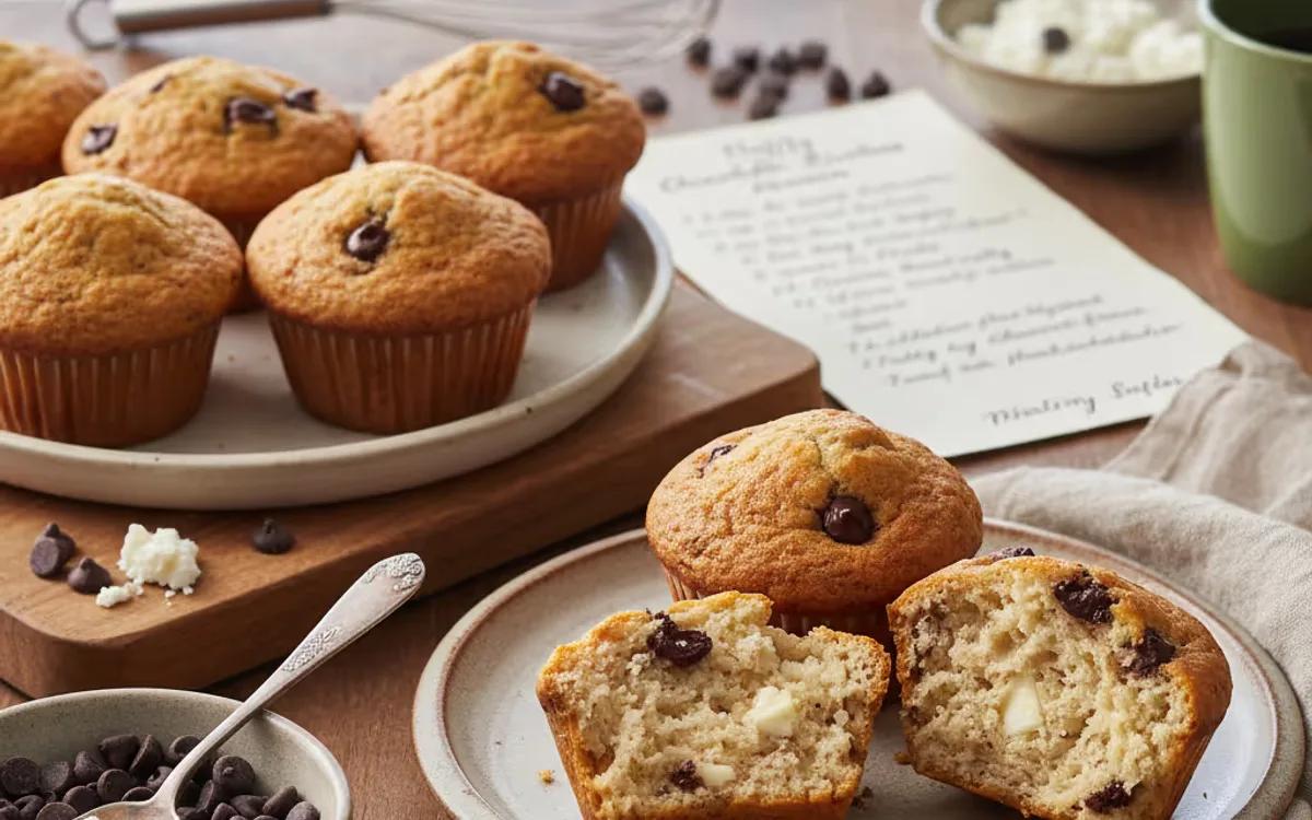 Fluffy Chocolate-Ricotta Muffins — american recipe