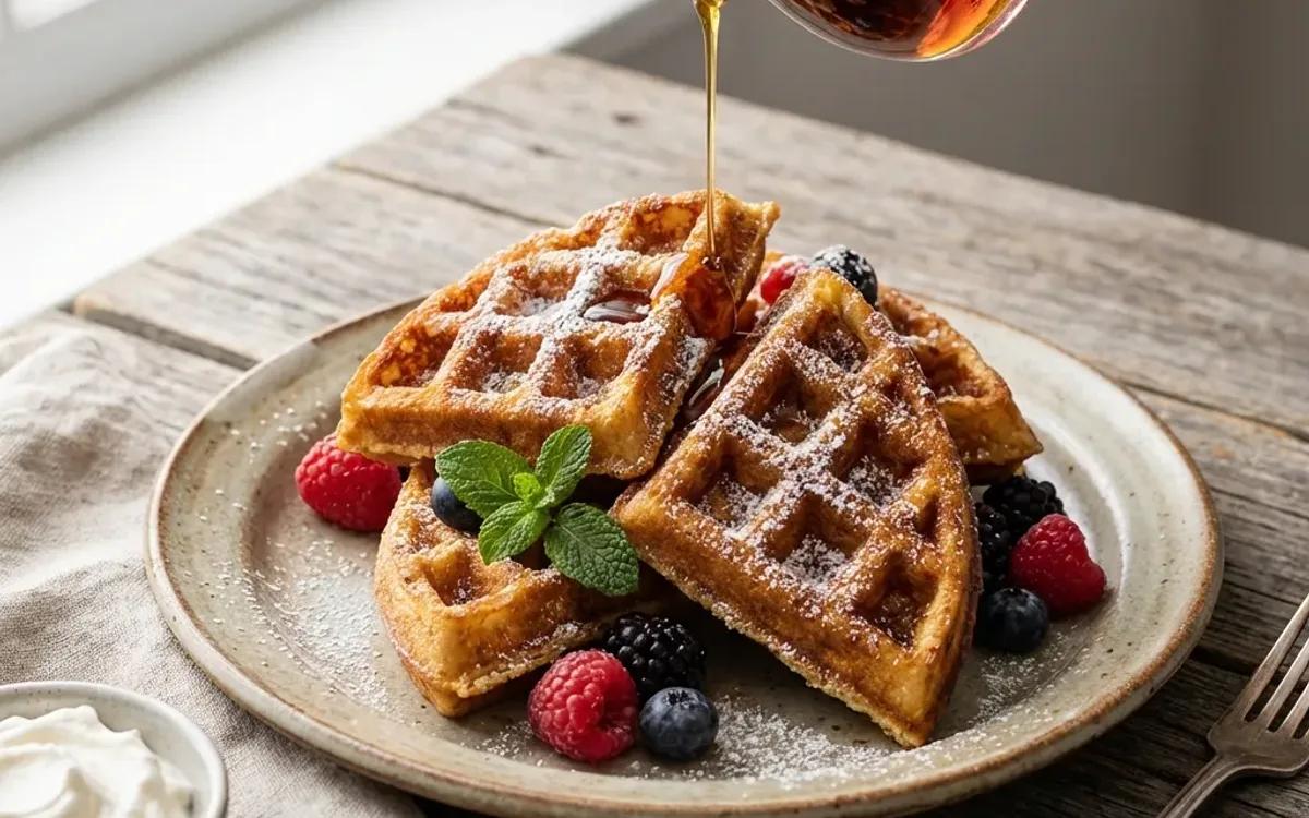 French Toast Waffles — american recipe