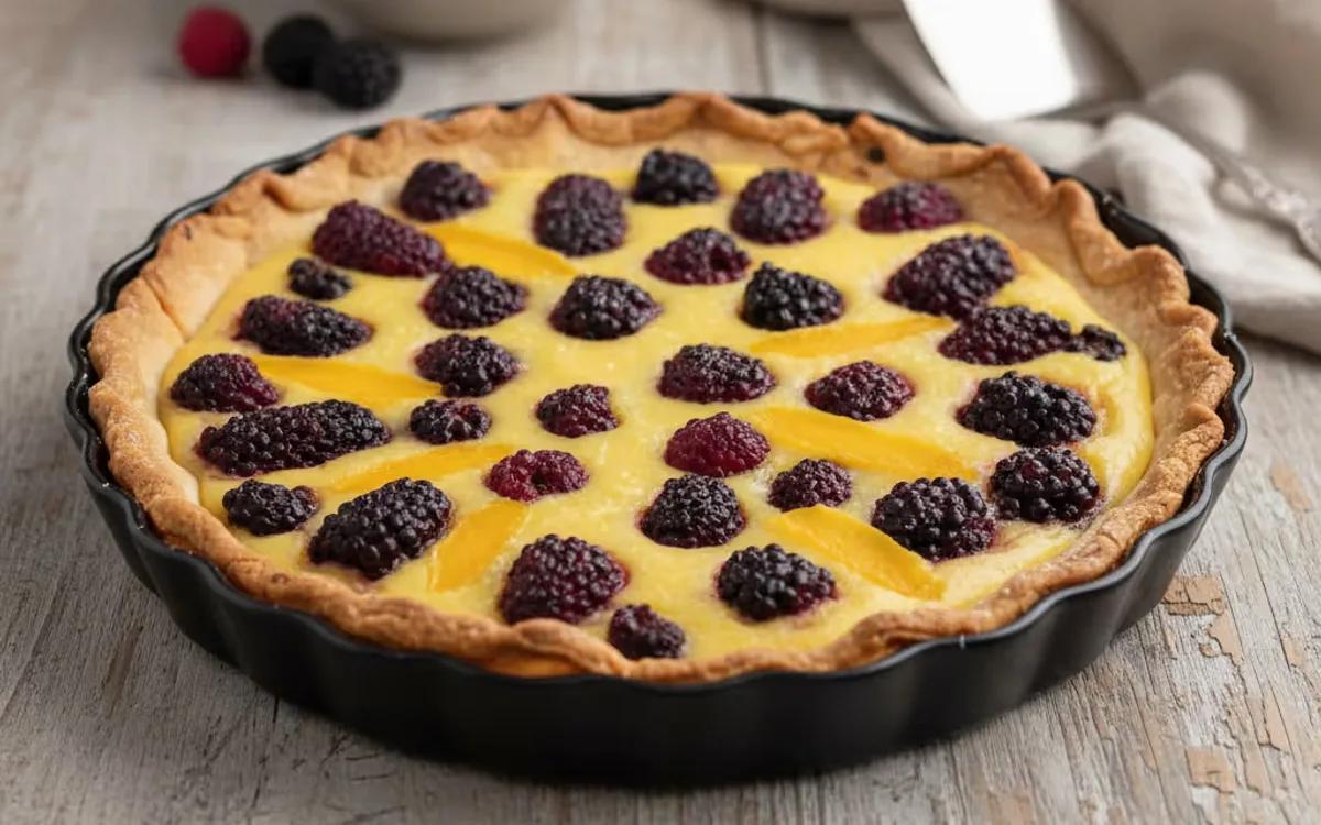 Fresh Blackberry-Mango Tart — american recipe