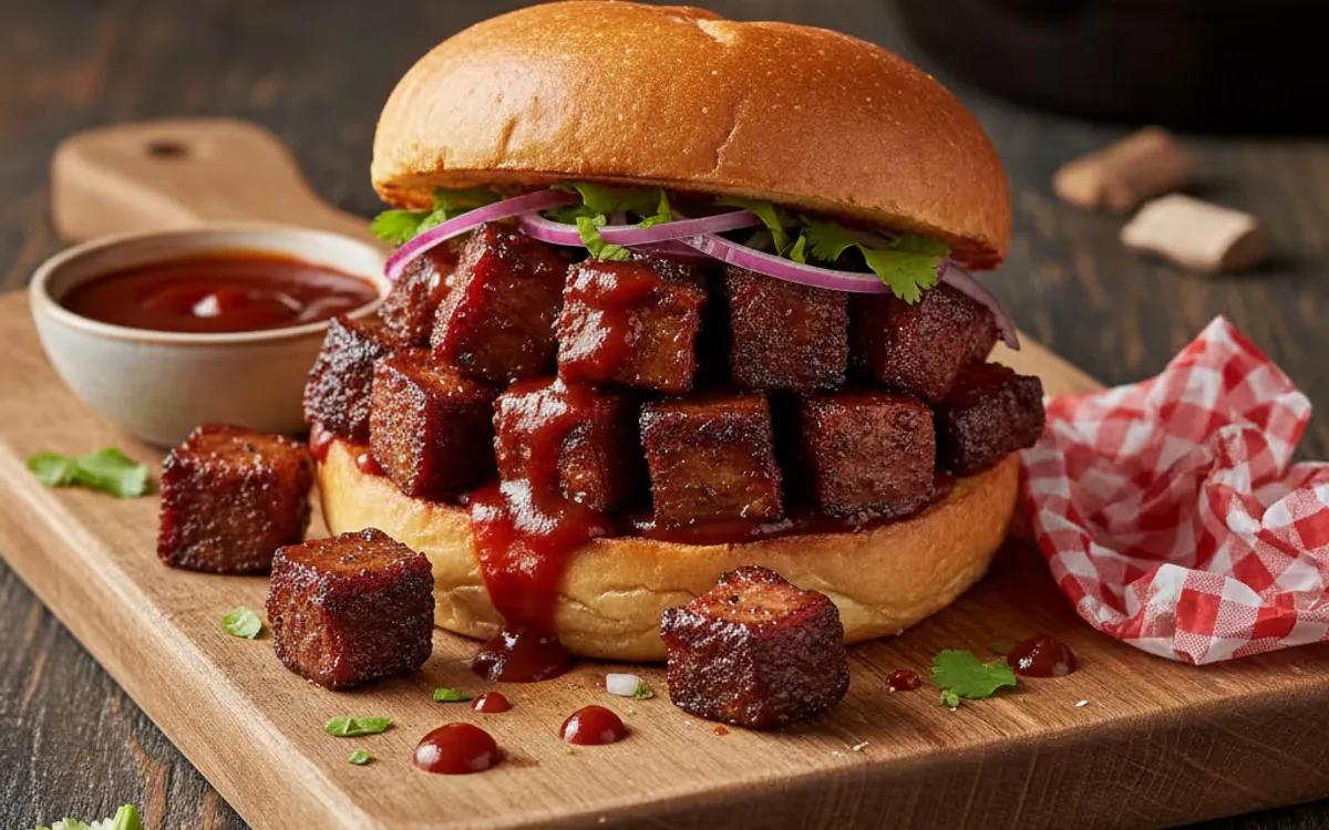 Kansas City Burnt End Sandwich — American lunch recipe