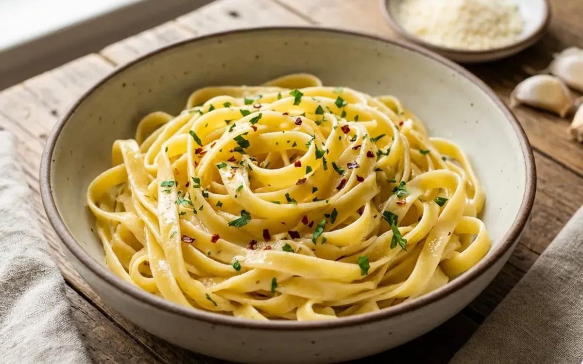 Quick 10-Minute Garlic Butter Pasta — american recipe