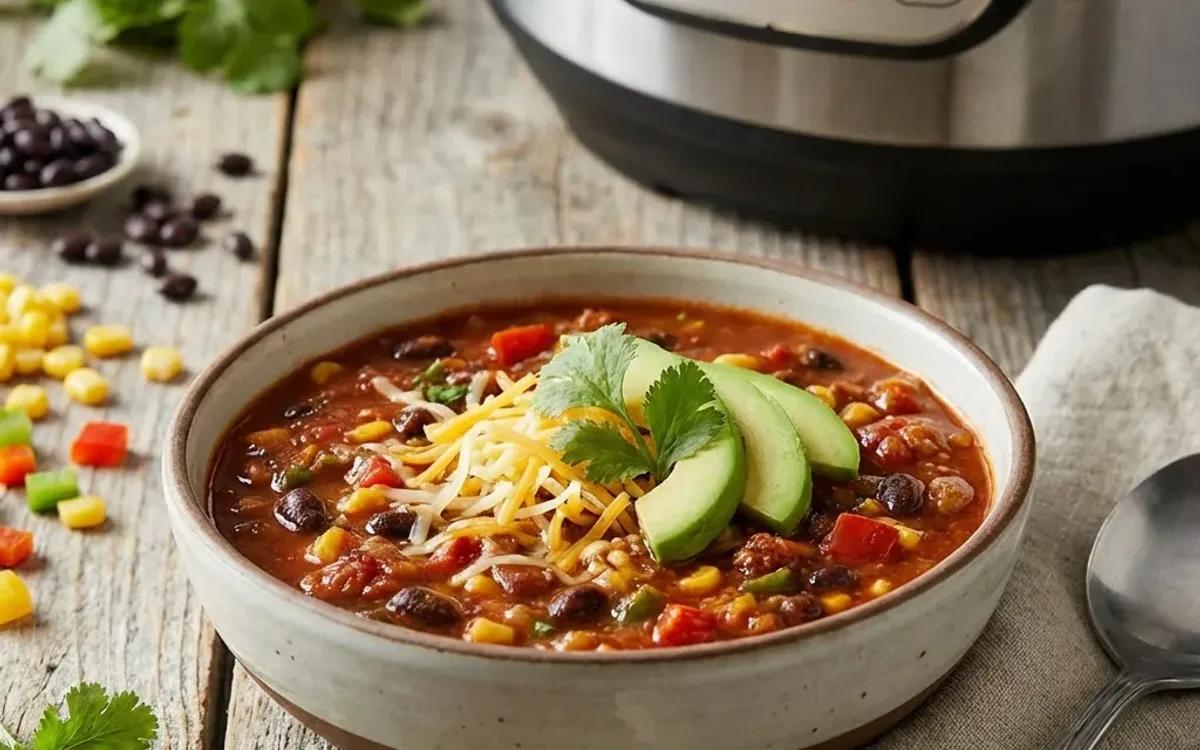 Vegetarian Chili in the Instant Pot — american recipe